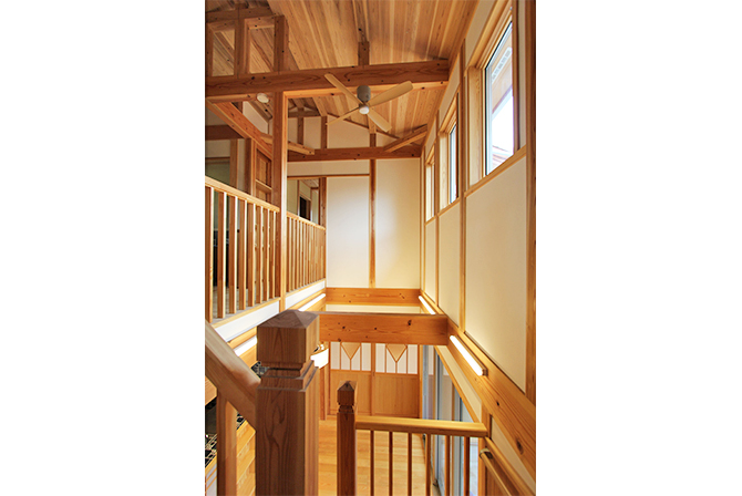 温故知新の家。日本の伝統工法である真壁×構造現しの和風住宅の写真8